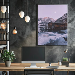 Serene Alpine Twilight Escape Landscape National Park Poster