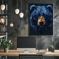 Majestic Bear Portrait Poster