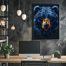 Majestic Bear Portrait Poster