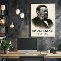 Ulysses S. Grant 18th President of the United States Reflections Poster