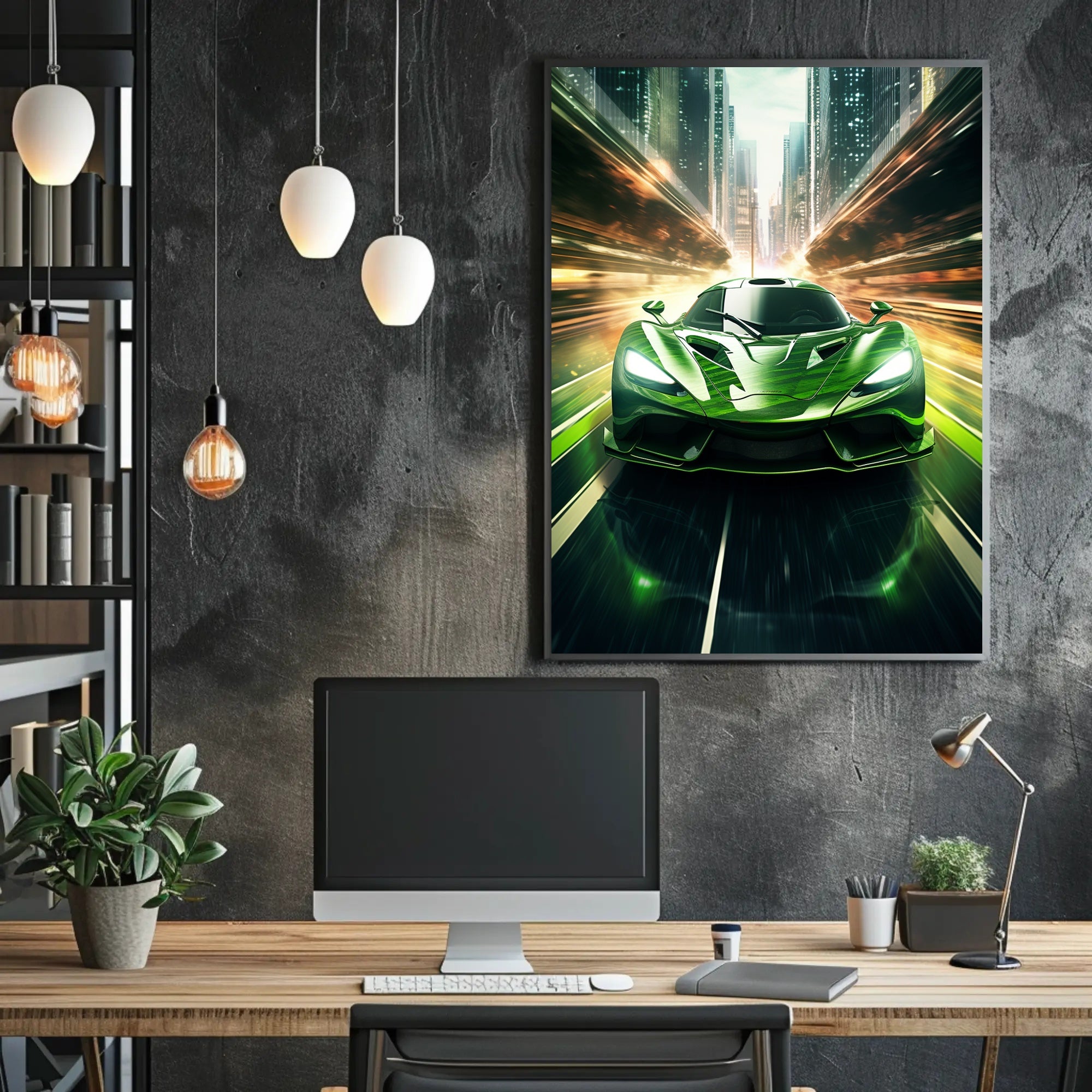 Speed In The City Poster