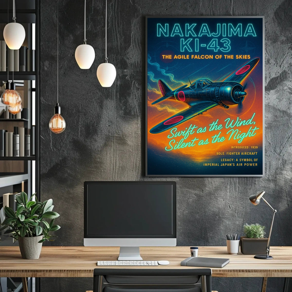 Nakajima Ki-43 The Agile Falcon of the Skies Poster