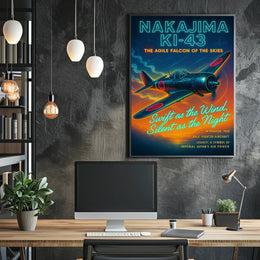 Nakajima Ki-43 The Agile Falcon of the Skies Poster