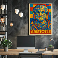 Aristotle Mosaic Art Poster