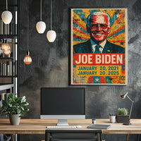 Joe Biden 46th President of the United States Street Art Mashup Poster