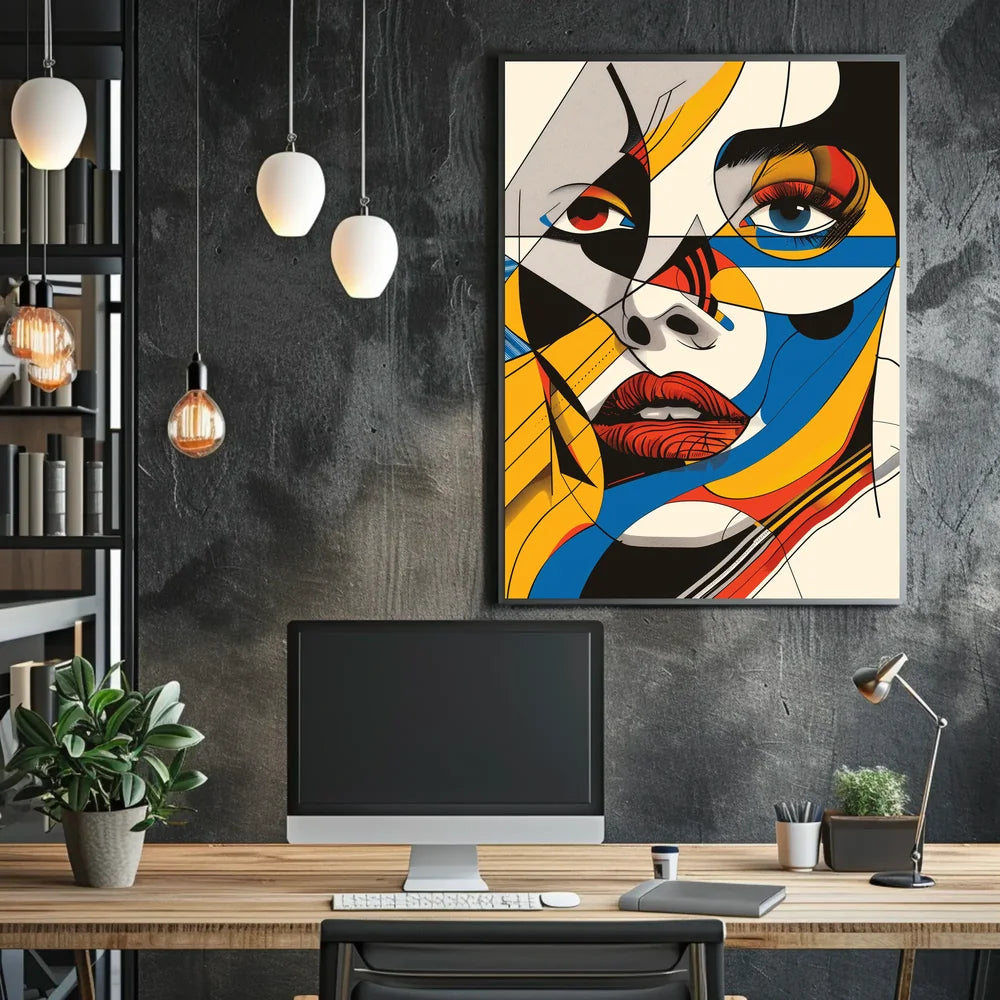 Vintage Urban Landscape Art Poster