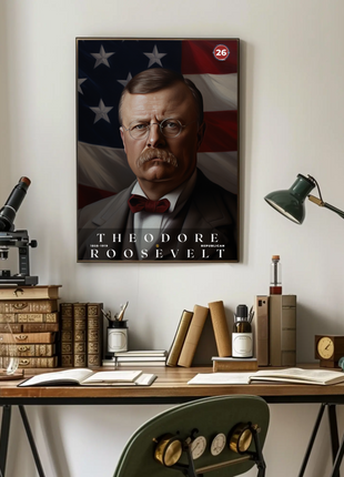 Theodore Roosevelt 26th President Of The United States Portrait