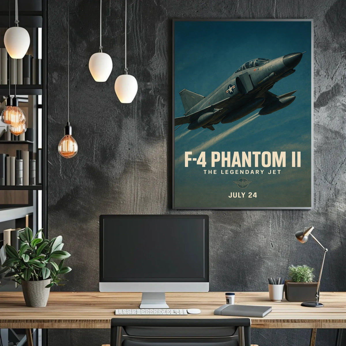 F-4 Phantom Ii The Legendary Jet Poster