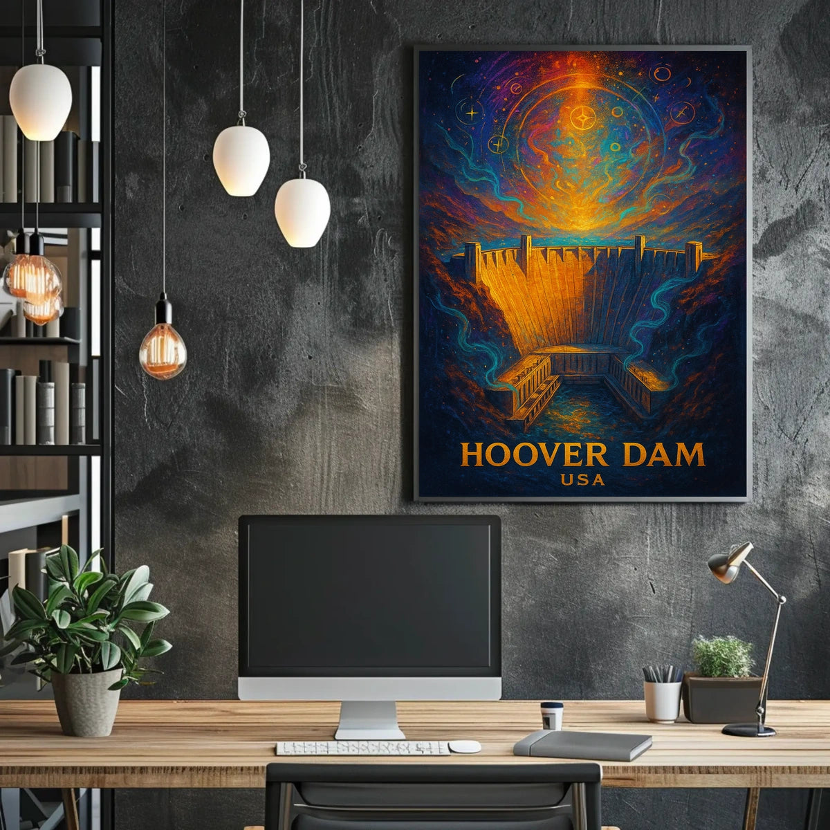 Hoover Dam USA Poster