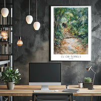 Cu Chi Tunnels Vietnam Poster