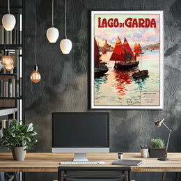 Lago Di Garda Travel Poster