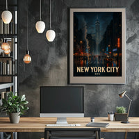 New York City Nightscape Poster