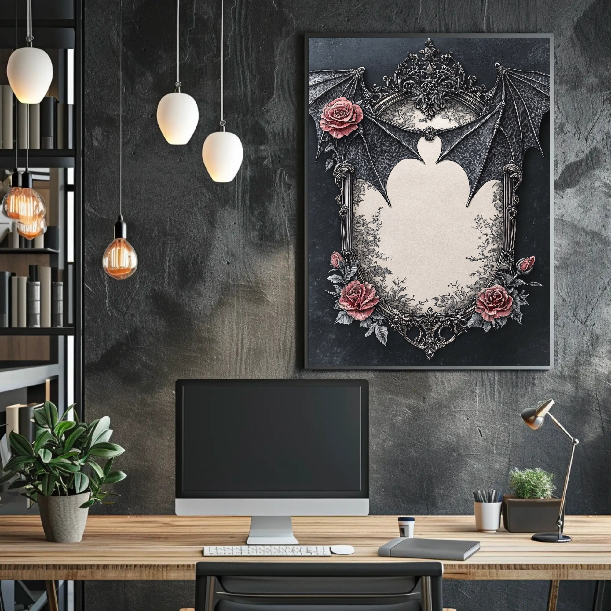 Gothic Elegance Frame Poster