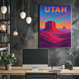 UtahS Majestic Landscape Poster