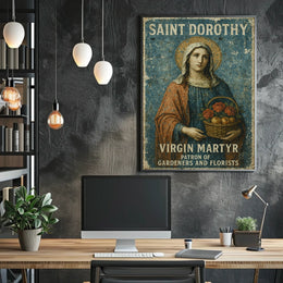Saint Dorothy Patron Of Gardeners And Poster