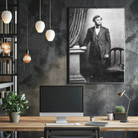 Abraham Lincoln Glasses in Hand Poster Artwork PosterGoat