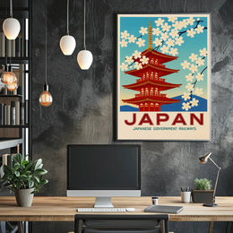 Japan Japanese Government Railways Poster PosterGoat