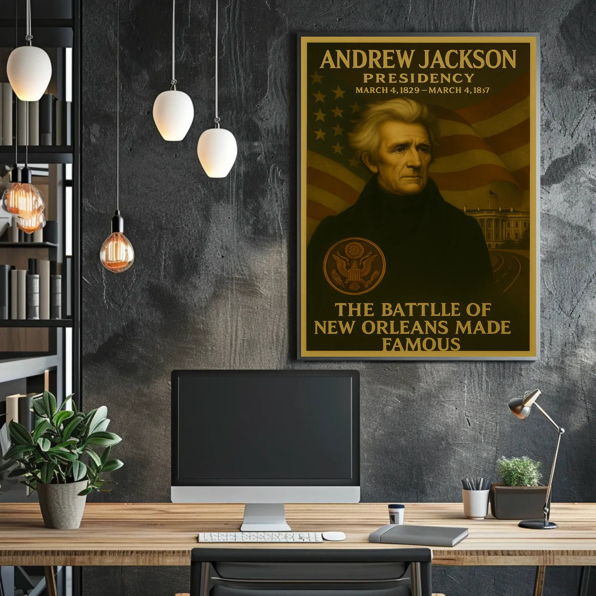 Andrew Jackson Era Historical or Presidential Poster