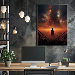 The Burning Tower Poster