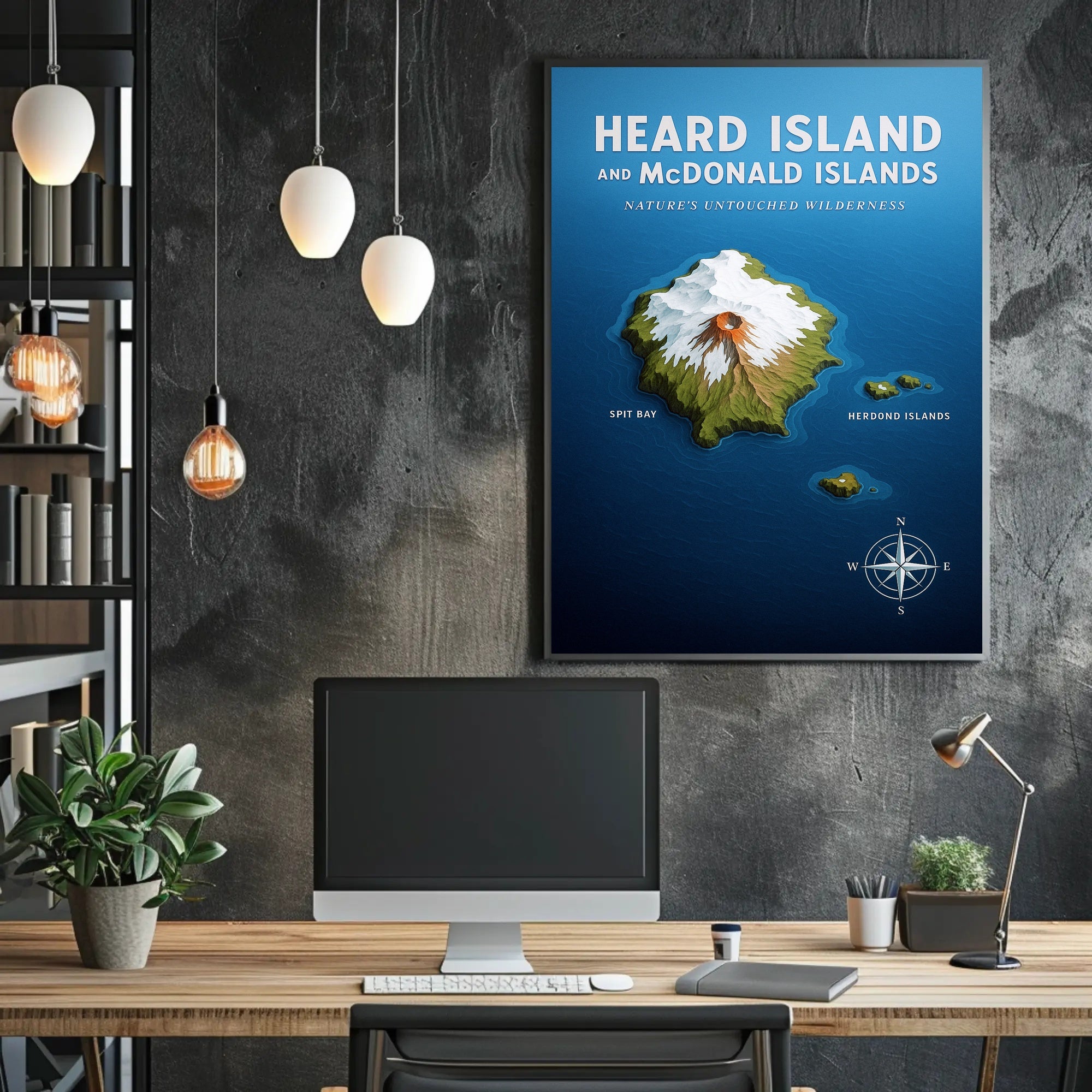 Heard Island and McDonald Islands Poster PosterGoat