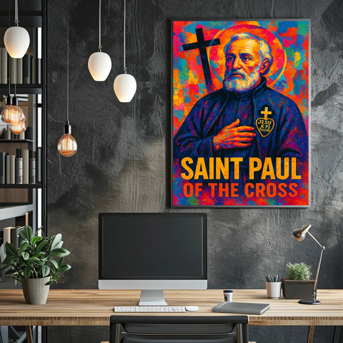 Saint Paul Of The Cross Poster