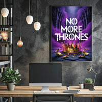 Shattered Crown: Dramatic Medieval Fantasy Mythology Poster