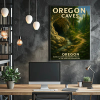 Oregon Marble Caves Poster
