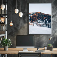 Winter Mountain Serenity Poster