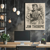 Jim Thorpe Athletic Legend Poster