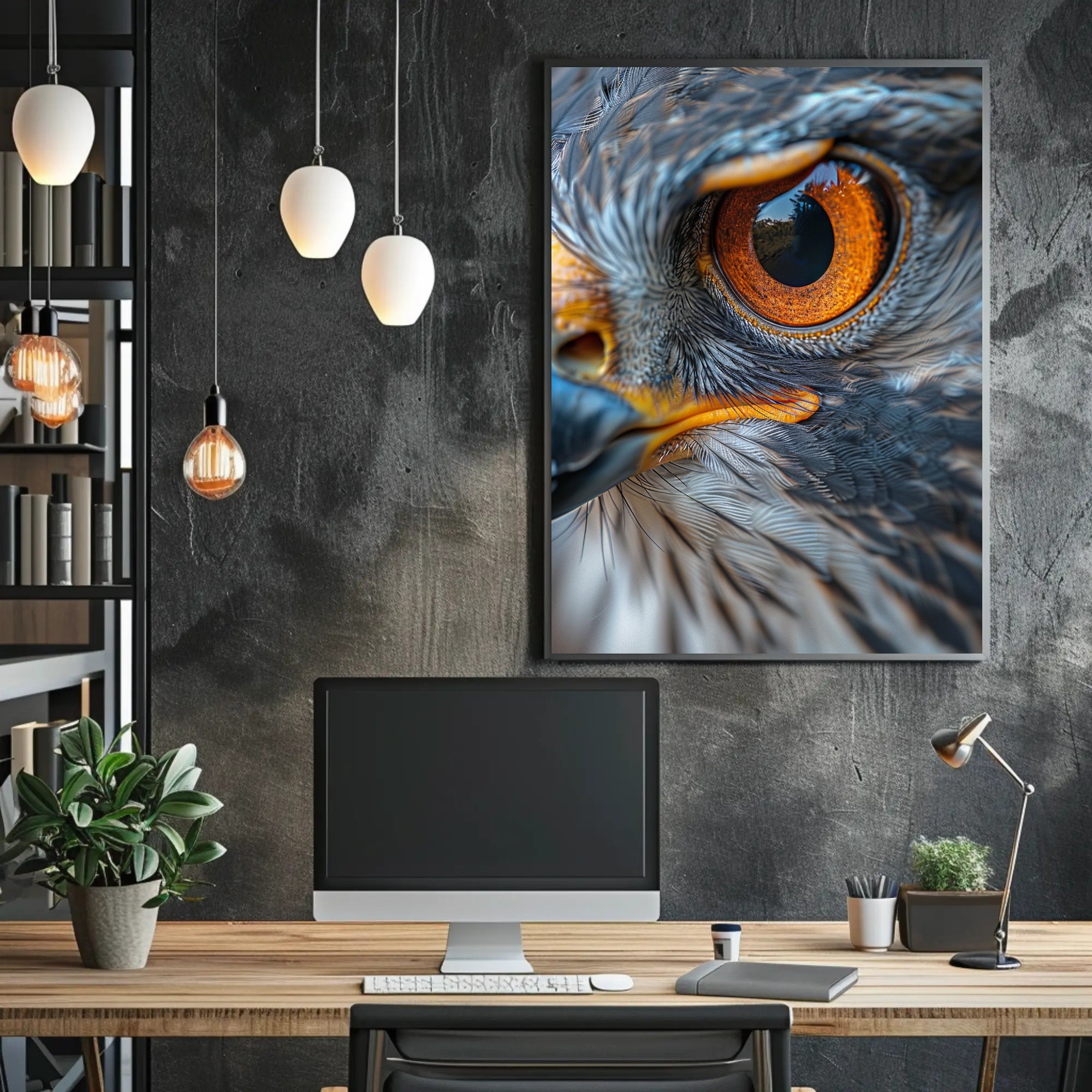 Eye of the Predator: Nature's Intensity Animal Poster PosterGoat