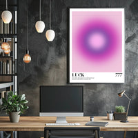 Spiritual Transformation 777 Luck Abstract Poster PosterGoat