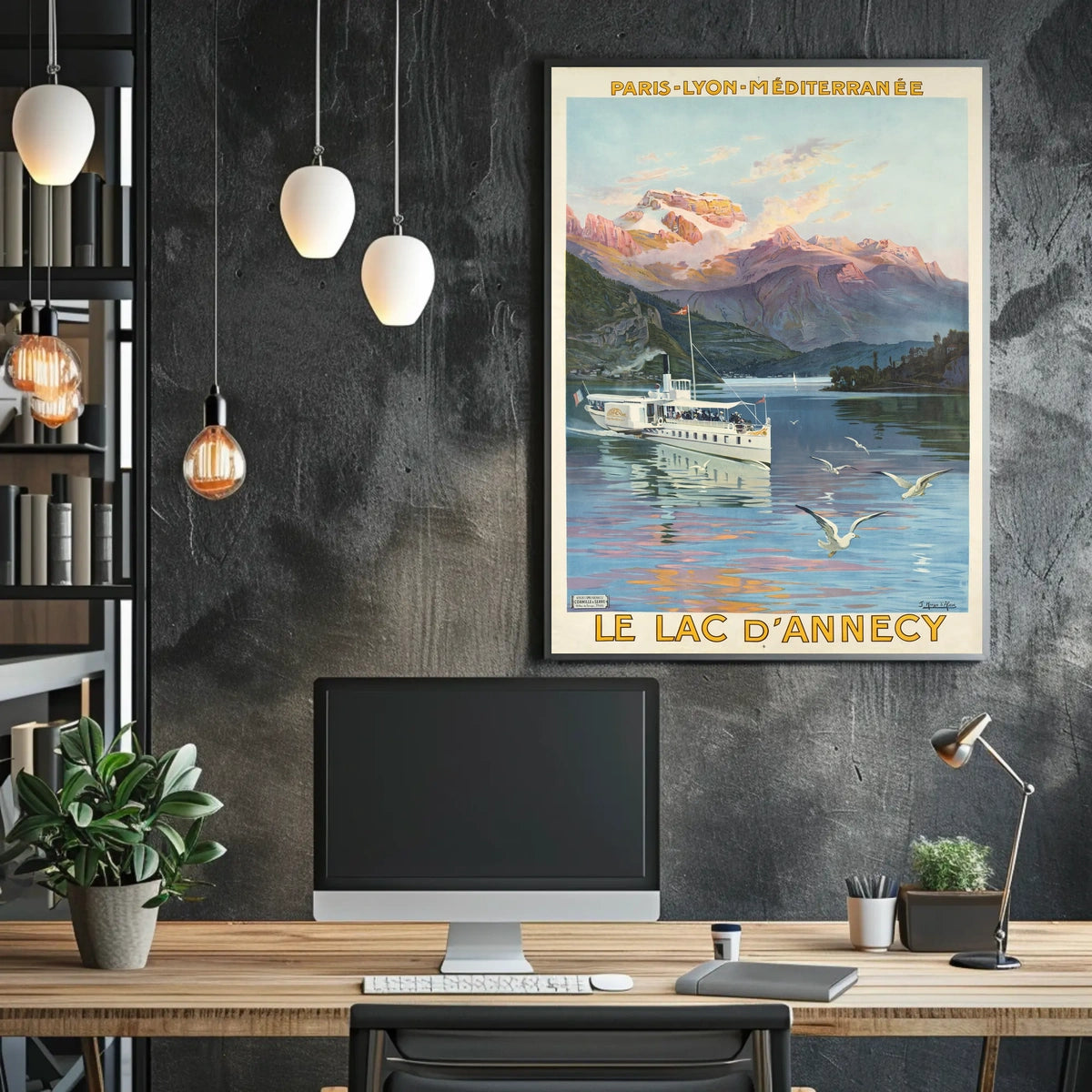 Le Lac DAnnecy Travel Poster