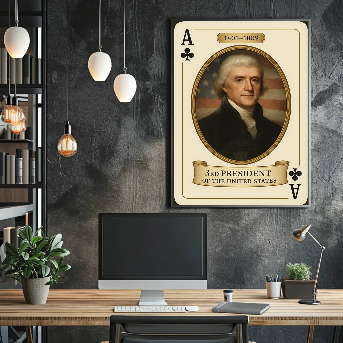 Jefferson Third President of the United States Poster