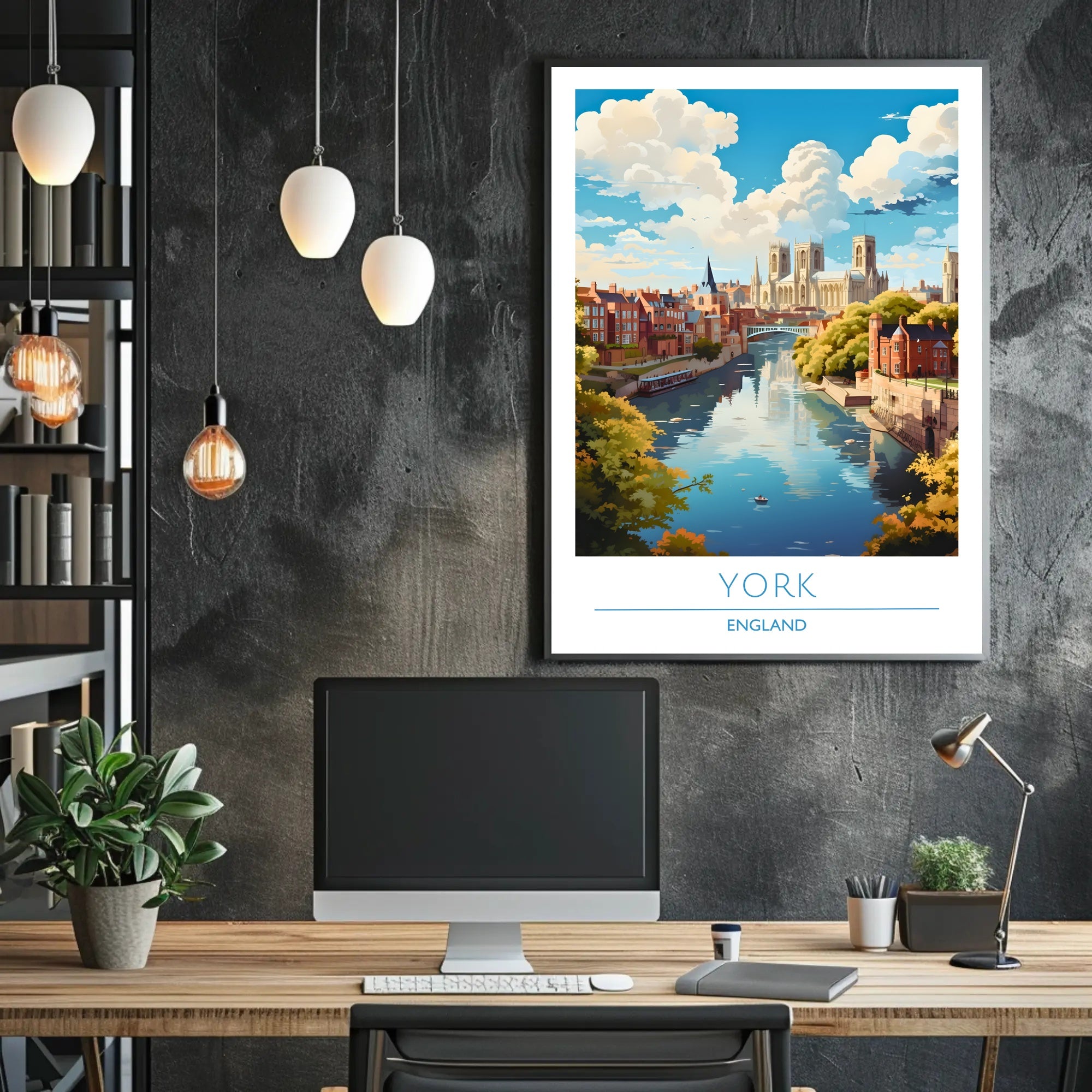 York Cityscape Poster