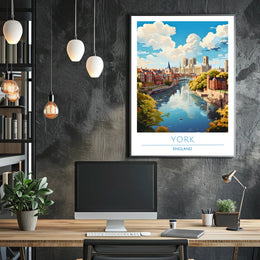 York Cityscape Poster
