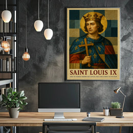 Saint Louis Ix King Of France Poster