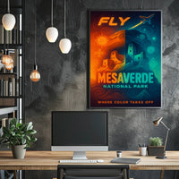 Fly to Mesa Verde National Park Poster