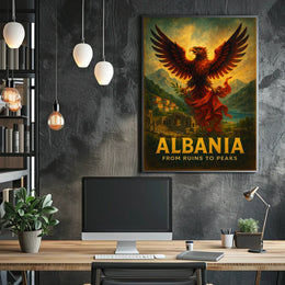 Albania From Ruins to Peaks Poster
