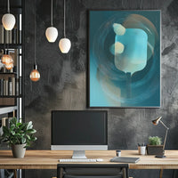 Abstract Swirl Abstract Poster