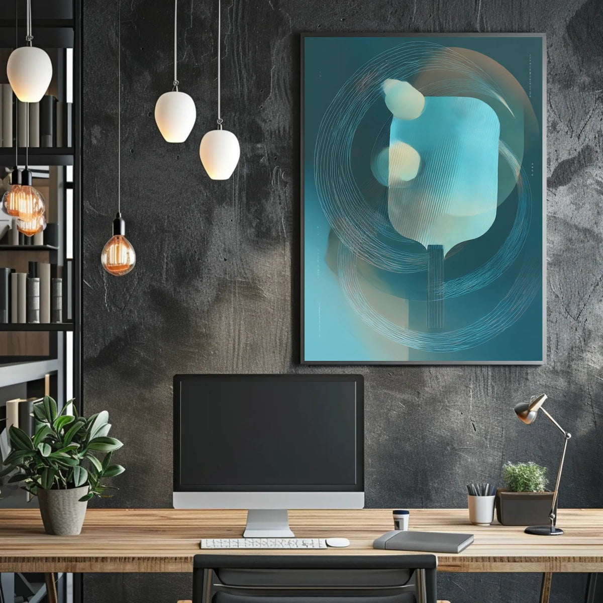 Abstract Swirl Abstract Poster