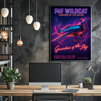 F4F Wildcat Legend of the Skies Poster