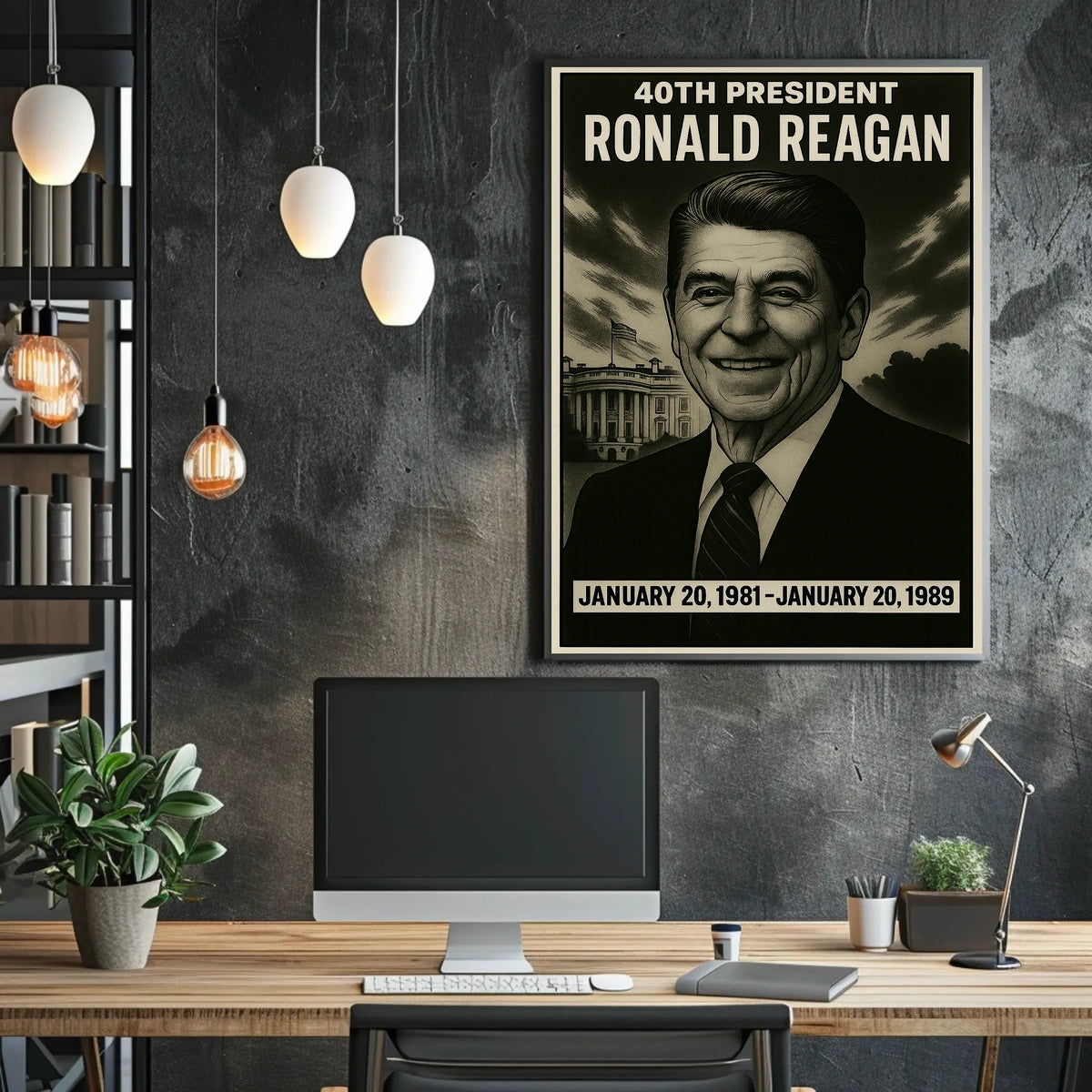 Ronald Reagan 40Th President Poster