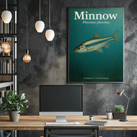 Minnow Phoxinus phoxinus Poster PosterGoat