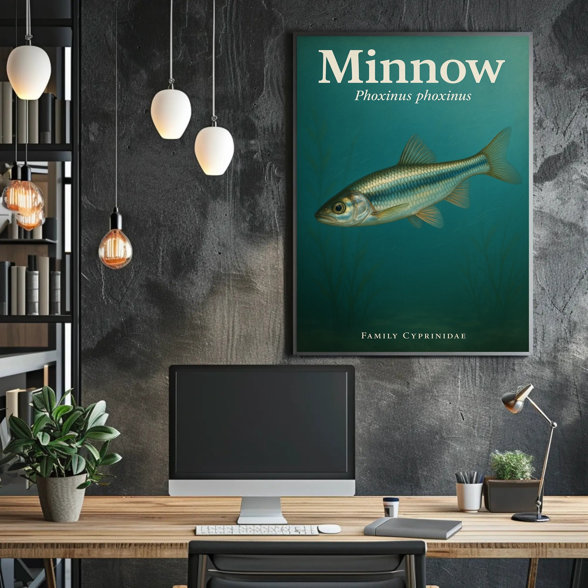 Minnow Phoxinus phoxinus Poster PosterGoat