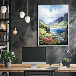 Tranquil Highland Landscape Poster PosterGoat