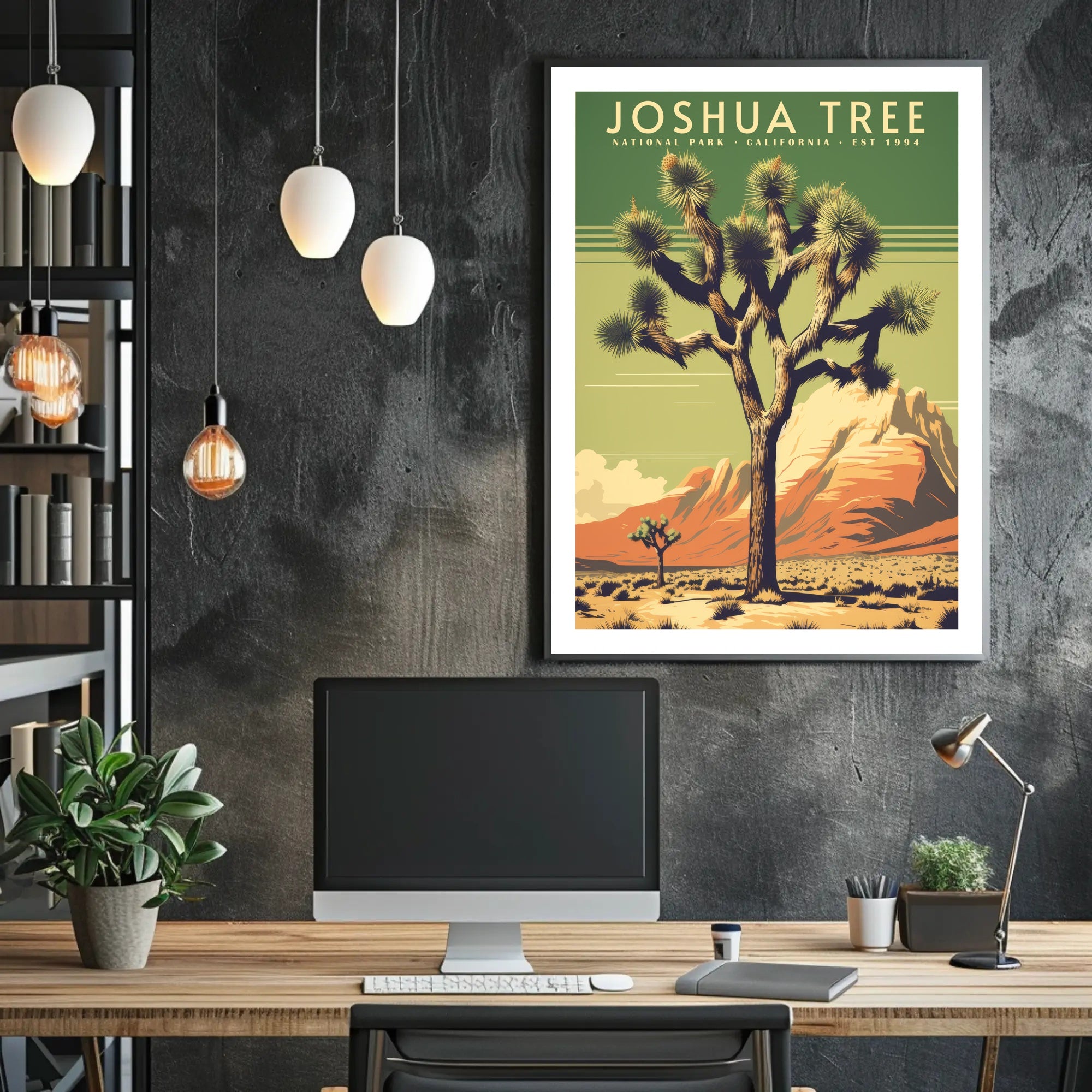 Joshua Tree National Park Scenic Poster Print