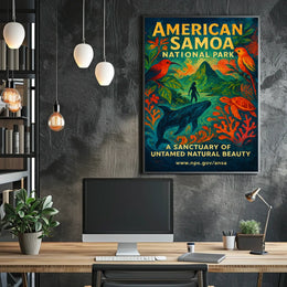 American Samoa Sext National Park Poster