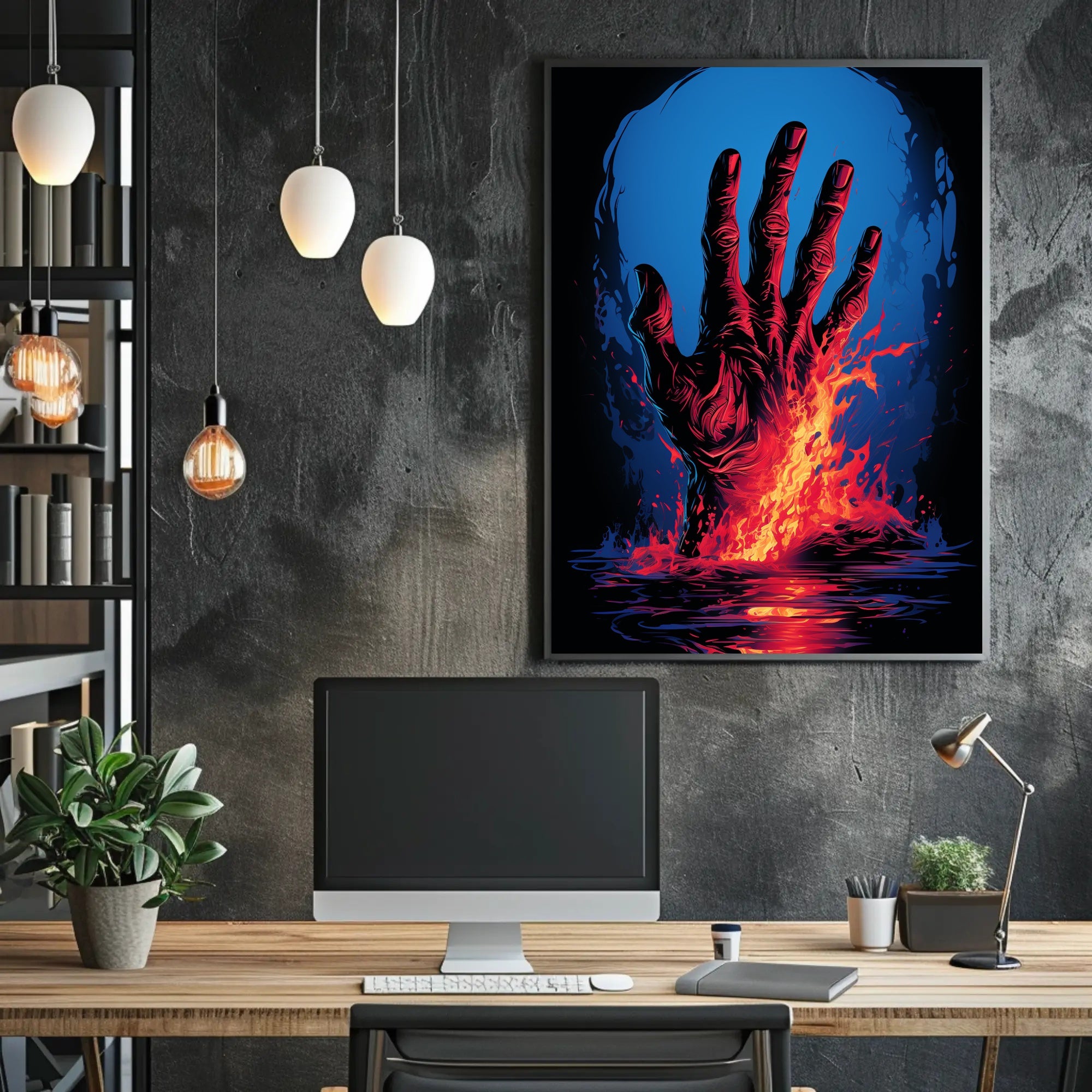 Rising From The Flames Poster