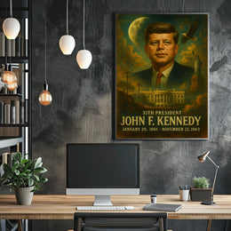 John F. Kennedy 35Th President Poster