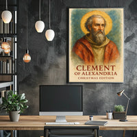 Clement of Alexandria Christmas Art Religious Heritage Poster
